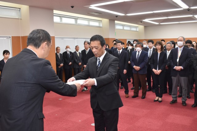 特別ふるさと町民証授与式